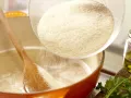 Savory Semolina Fritters preparation step 1 Savory Semolina Fritters preparation step 1