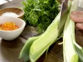 Sea Bass Fillets with Caviar preparation step 1 Sea Bass Fillets with Caviar preparation step 1
