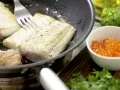 Sea Bass Fillets with Caviar preparation step 8 Sea Bass Fillets with Caviar preparation step 8