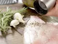 Sea Bream preparation step 5 Sea Bream preparation step 5