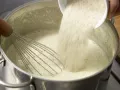 Semolina Pudding with Berry Sauce preparation step 2 Semolina Pudding with Berry Sauce preparation step 2