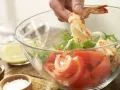 Shrimp and Vegetable Salad preparation step 11 Shrimp and Vegetable Salad preparation step 11