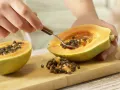 Snow Pea Salad with Papaya preparation step 4 Snow Pea Salad with Papaya preparation step 4