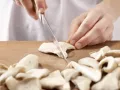 Spaetzle with Oyster Mushrooms preparation step 1 Spaetzle with Oyster Mushrooms preparation step 1