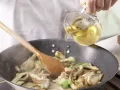 Spaetzle with Oyster Mushrooms preparation step 3 Spaetzle with Oyster Mushrooms preparation step 3