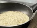 Spaghetti with Wild Garlic and Almond Pesto preparation step 1 Spaghetti with Wild Garlic and Almond Pesto preparation step 1