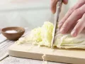 Spicy Chinese Cabbage Wraps preparation step 2 Spicy Chinese Cabbage Wraps preparation step 2