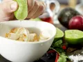 Spicy Shrimp with Avocado Cream preparation step 4 Spicy Shrimp with Avocado Cream preparation step 4
