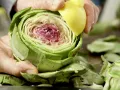 Steamed Artichokes with Citrus Aioli preparation step 4 Steamed Artichokes with Citrus Aioli preparation step 4
