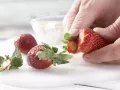 Strawberry Cream Cheese preparation step 1 Strawberry Cream Cheese preparation step 1