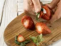 Strawberry-Rhubarb Dumplings preparation step 5 Strawberry-Rhubarb Dumplings preparation step 5