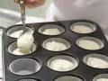 Strawberry Yogurt Muffins preparation step 4 Strawberry Yogurt Muffins preparation step 4