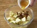 Sweet Quark Fritters with Apple Salad preparation step 3 Sweet Quark Fritters with Apple Salad preparation step 3