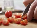 Tagliatelle and Salmon preparation step 4 Tagliatelle and Salmon preparation step 4