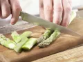 Tagliatelle with Asparagus Puree preparation step 1 Tagliatelle with Asparagus Puree preparation step 1
