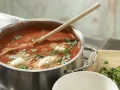 Tomato Soup with Meatballs preparation step 7 Tomato Soup with Meatballs preparation step 7