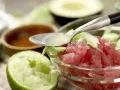 Tuna Tartare Hand Rolls preparation step 5 Tuna Tartare Hand Rolls preparation step 5