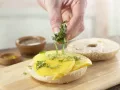 Turkey Bagel Sandwich with Mango preparation step 6 Turkey Bagel Sandwich with Mango preparation step 6