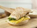 Turkey Bagel Sandwich with Mango preparation step 7 Turkey Bagel Sandwich with Mango preparation step 7