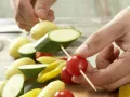 Vegetable Kebabs preparation step 3 Vegetable Kebabs preparation step 3