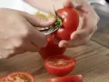 Vegetarian Stuffed Tomatoes preparation step 1 Vegetarian Stuffed Tomatoes preparation step 1