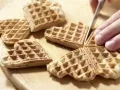 Waffle Hearts preparation step 7 Waffle Hearts preparation step 7