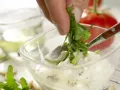 Warm Chicken Pasta Salad preparation step 1 Warm Chicken Pasta Salad preparation step 1