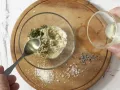 Warm Goat Cheese with Pine Nuts preparation step 10 Warm Goat Cheese with Pine Nuts preparation step 10