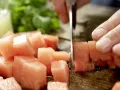 Watermelon Radish Salad preparation step 3 Watermelon Radish Salad preparation step 3