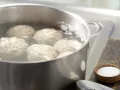 Wild Garlic Puree with Buckwheat Dumplings preparation step 8 Wild Garlic Puree with Buckwheat Dumplings preparation step 8