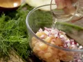 Wild Salmon Tartare preparation step 6 Wild Salmon Tartare preparation step 6
