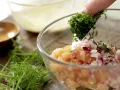 Wild Salmon Tartare preparation step 7 Wild Salmon Tartare preparation step 7