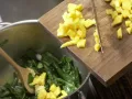 Wilted Spinach and Mango Salad preparation step 7 Wilted Spinach and Mango Salad preparation step 7