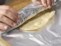 Wrap with Turkey and Peanut Butter preparation step 5 Wrap with Turkey and Peanut Butter preparation step 5