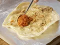 Wrap with Turkey and Peanut Butter preparation step 6 Wrap with Turkey and Peanut Butter preparation step 6