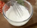 Yogurt-Garlic Sauce preparation step 3 Yogurt-Garlic Sauce preparation step 3
