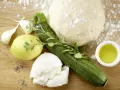 Zucchini Pizza with Mozzarella preparation step 1 Zucchini Pizza with Mozzarella preparation step 1