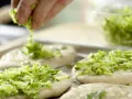 Zucchini Pizza with Mozzarella preparation step 8 Zucchini Pizza with Mozzarella preparation step 8