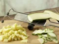 Zucchini Salad with Fried Cheese preparation step 1 Zucchini Salad with Fried Cheese preparation step 1