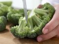 Broccoli and Leek preparation step 1 Broccoli and Leek preparation step 1