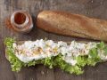 Egg Salad on Baguette preparation step 4 Egg Salad on Baguette preparation step 4