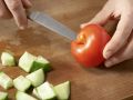 Feta Cheese with Vegetables preparation step 1 Feta Cheese with Vegetables preparation step 1