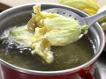 Fried Zucchini Blossoms with Lemon Sauce preparation step 6 Fried Zucchini Blossoms with Lemon Sauce preparation step 6