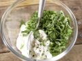 Goat's Milk Dumplings on Salad preparation step 7 Goat's Milk Dumplings on Salad preparation step 7
