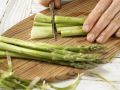 Green Asparagus Filo Rolls preparation step 1 Green Asparagus Filo Rolls preparation step 1