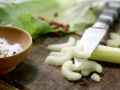 Green Vegetables and Rice preparation step 2 Green Vegetables and Rice preparation step 2