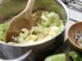 Green Vegetables and Rice preparation step 5 Green Vegetables and Rice preparation step 5
