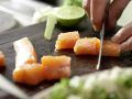 Grilled Salmon Skewers preparation step 9 Grilled Salmon Skewers preparation step 9