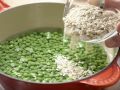 Mashed Sweet Potato with Peas preparation step 2 Mashed Sweet Potato with Peas preparation step 2