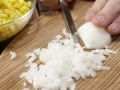 Mexican-Style Corn and Bell Pepper Casserole preparation step 1 Mexican-Style Corn and Bell Pepper Casserole preparation step 1